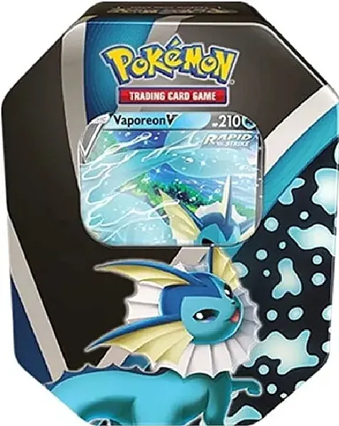 POKEMON TCG - POKEMON EEVEE EVOLUTIONS VAPOREON V TIN - EN